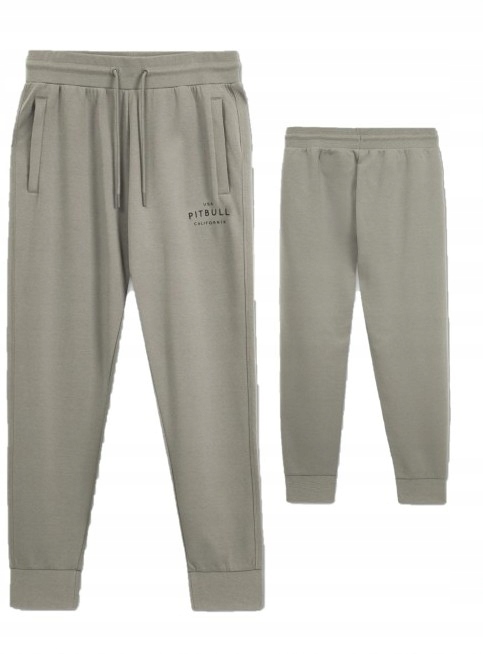 Pitbull West Coast Pánské Tepláky Sampson Šedé M