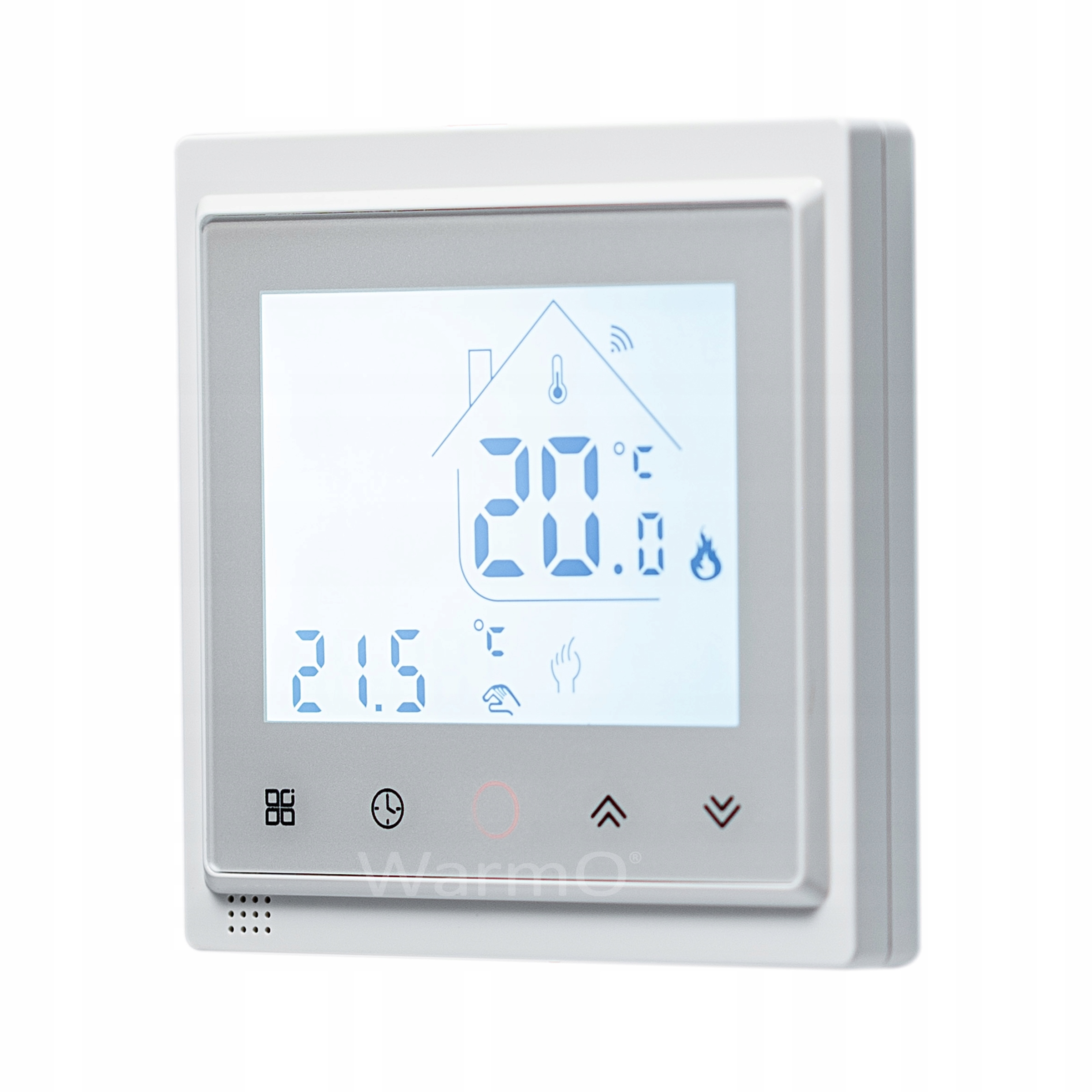 Izbový Regulátor Teploty WarmO E63w Wifi Termostat Biely