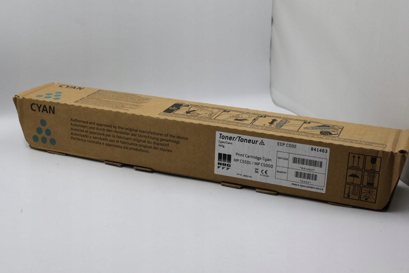 Ricoh 841463 Mp C5501 cyanový toner, originál