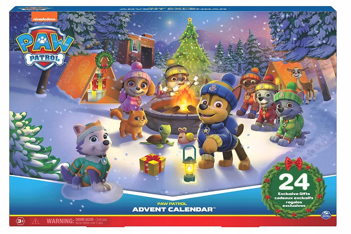Адвент-календарь Spin Master Paw Patrol, 24 сюрприза: фигурки щенков и аксессуары — фото 5