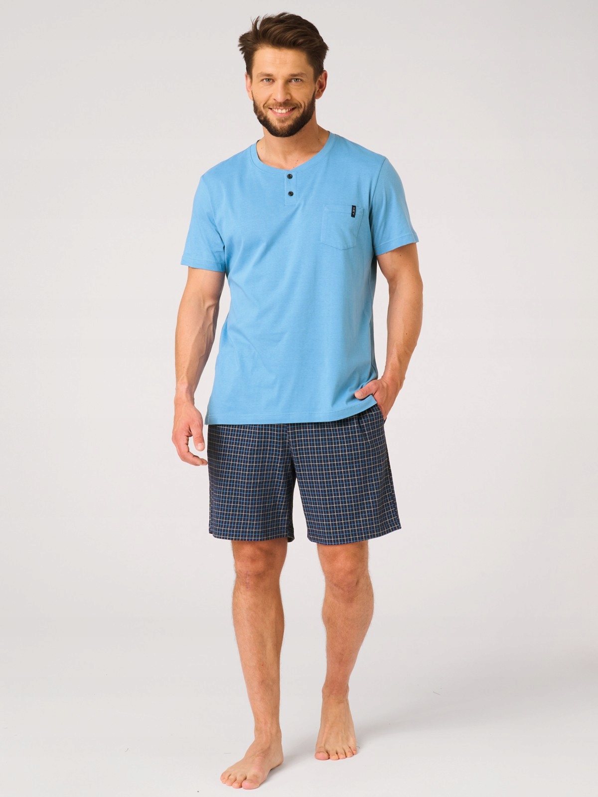 Pánské Pyžamo Mns 414 Kr M, modré