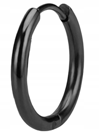 Kolczyk do Ucha Clicker Okrągły Punk Gothic STAL