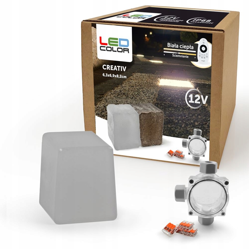 16x Świecąca Kostka Brukowa LED Creativ 6x7x8 BD Liczba punktów światła 1