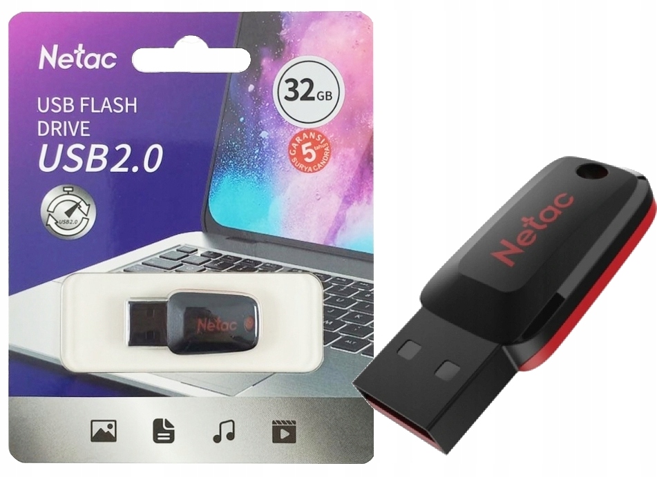 

Netac U197 Szybki Mini Pendrive Usb 2.0 32GB