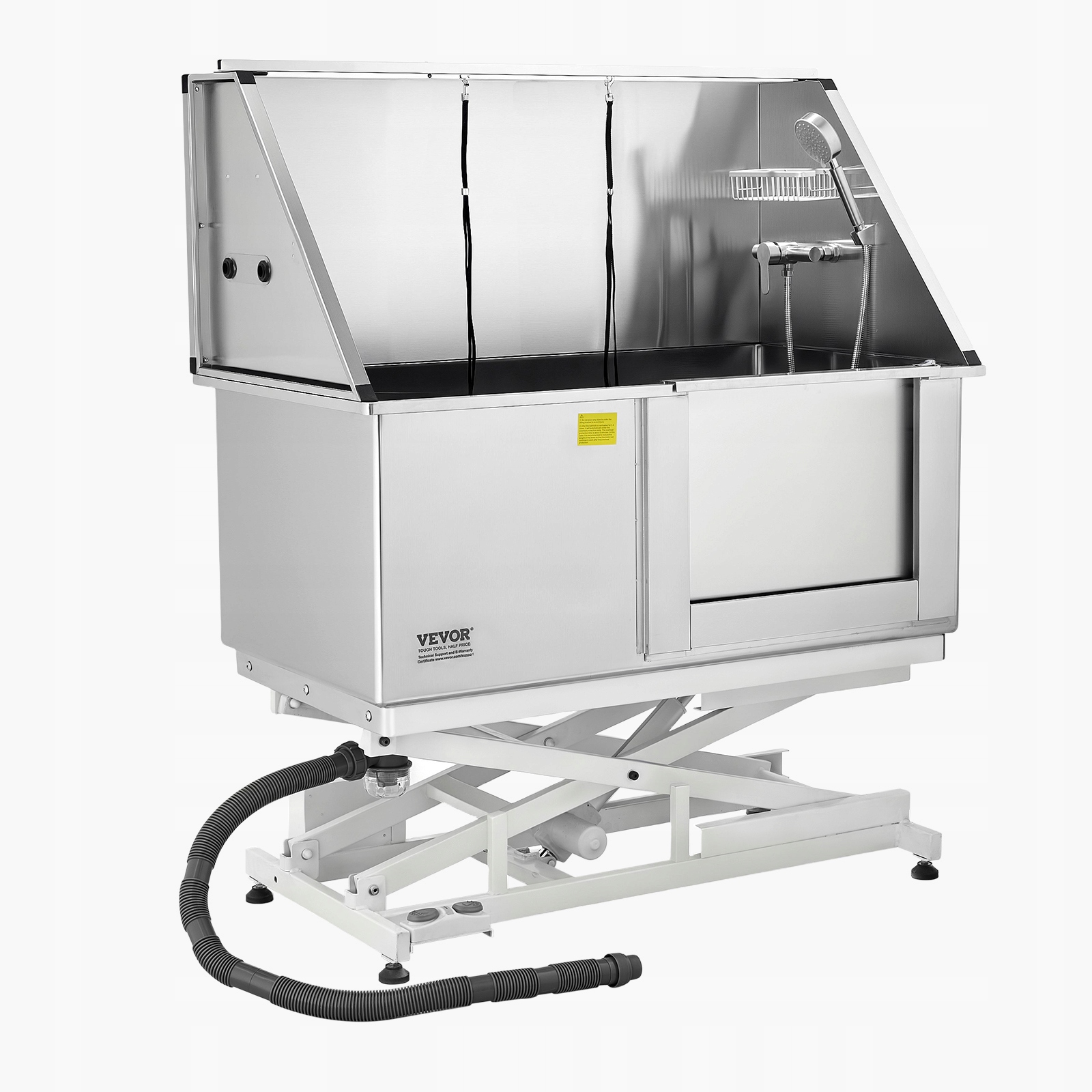 Levně Vevor Vana pro zvířata 127x70x134-190 cm s elektrickou funkcí zvedání