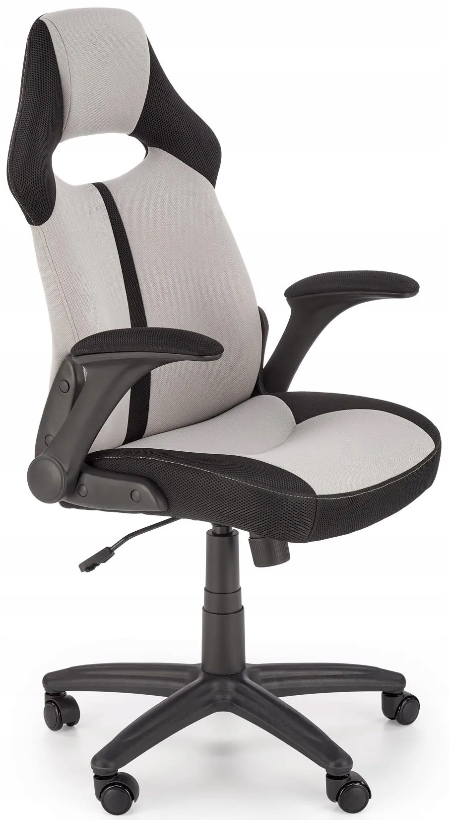 Fotel obrotowy Bloom popielato-czarny biurowy