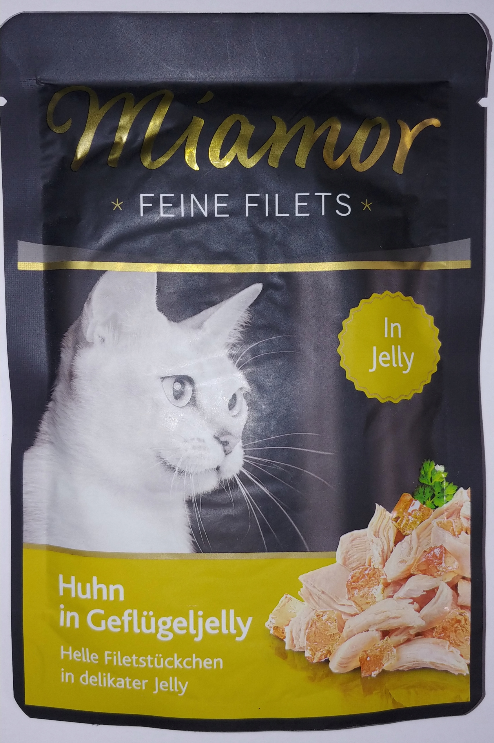 Levně Miamor Mokré krmivo pro kočky Feine Filets Kuřecí želé 24x100g