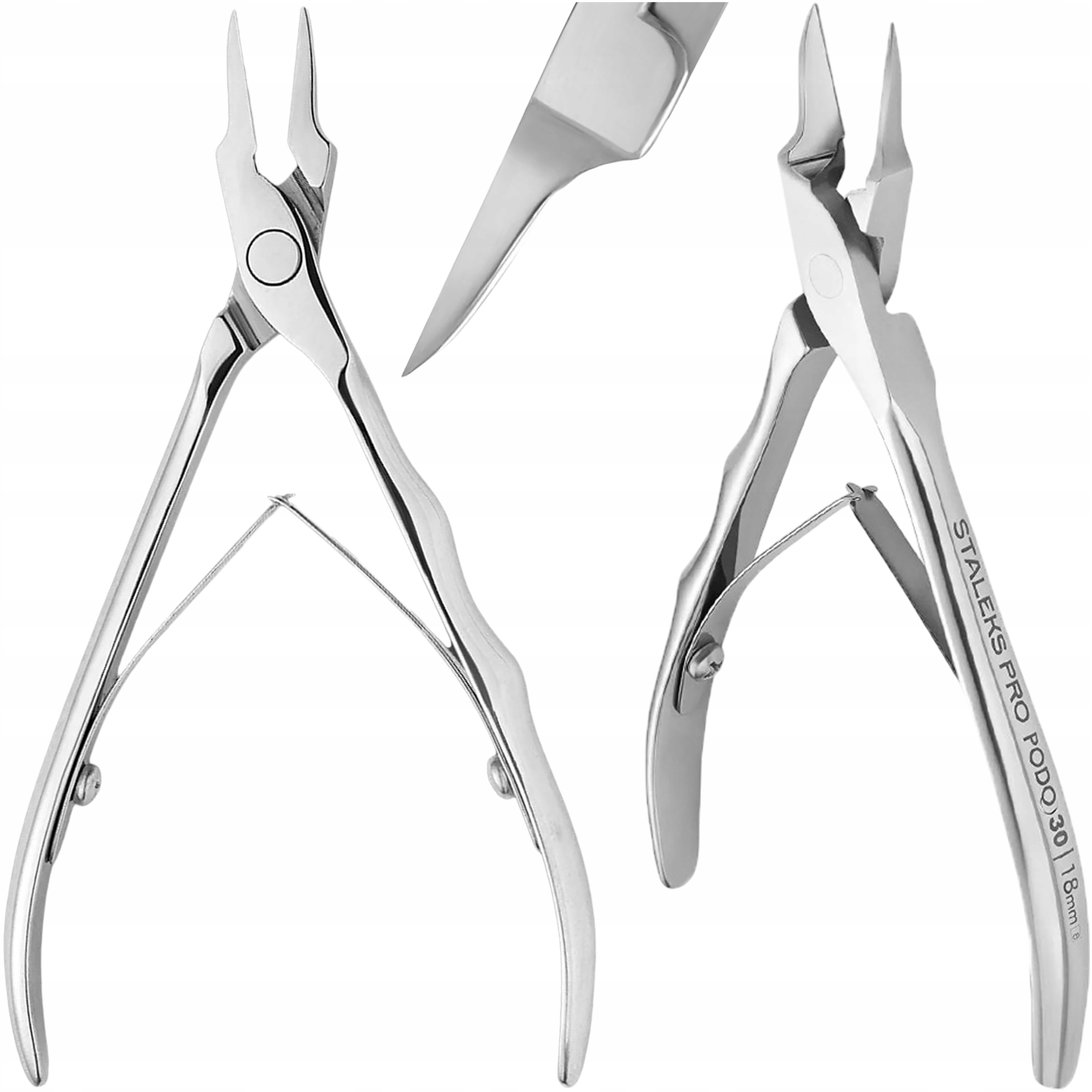 Precizní kleště štípačky na zarůstající nehty Staleks Podo 30 18 mm
