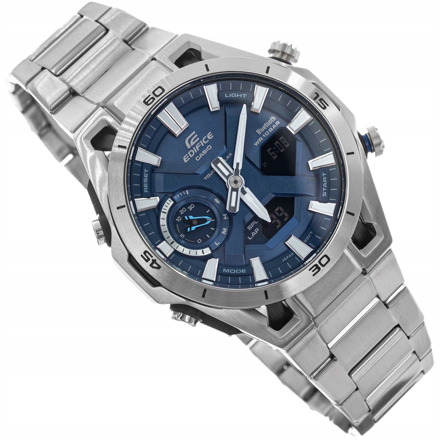 Pánské Hodinky Casio ECB-2300D-2AEF Edifice Solar Stříbrné Na Náramku