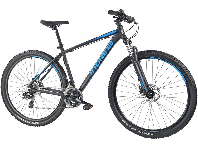 Rower górski Mtb Indiana X-Pulser 1.9 M21 29 cali męski Czarno-niebieski