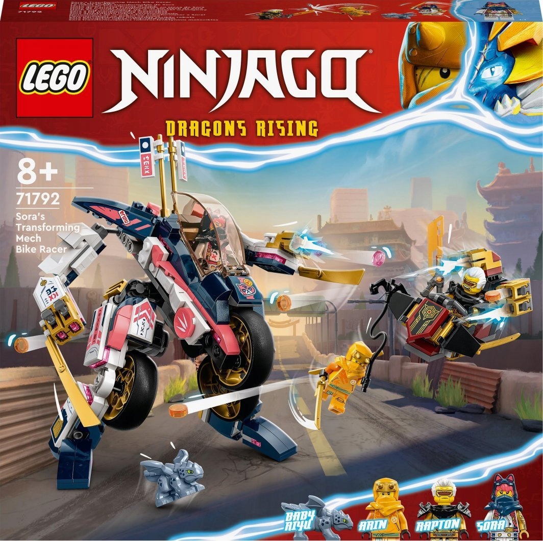 Lego Ninjago 71792 Mech Sory zmieniający się w motocykl wyścigowy