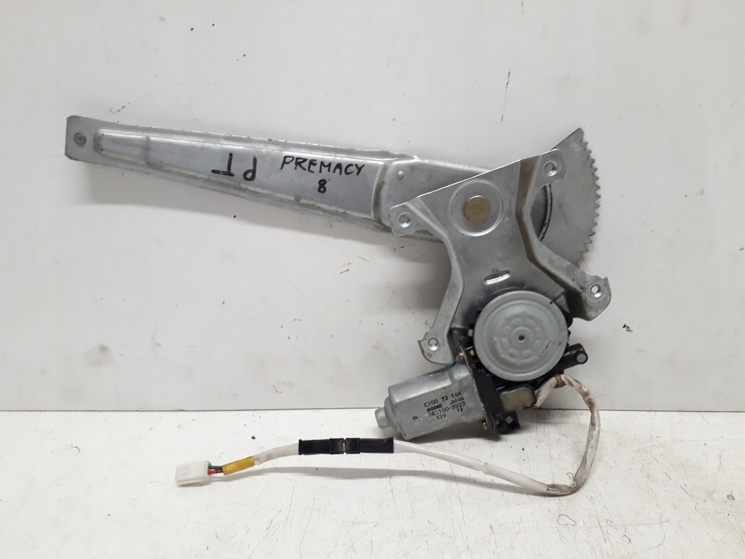 MAZDA PREMACY 1 I MECHANIZM SILNICZEK PODNOŚNIK SZYBY PRAWY TYŁ C1007258X