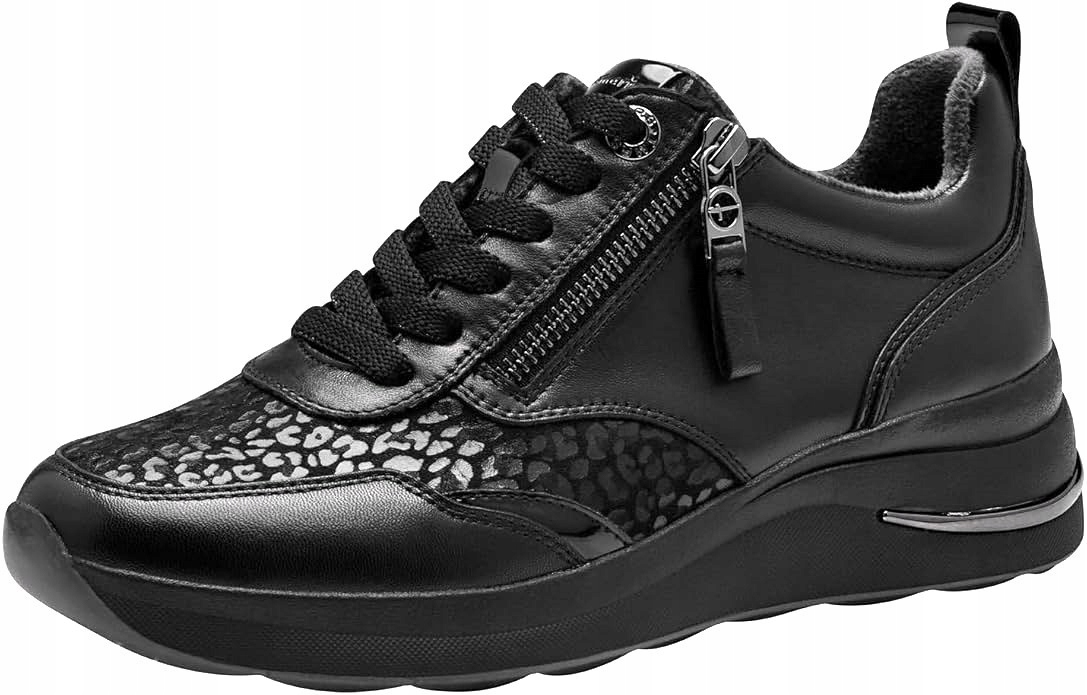 Tamaris dámské polobotky ve sportovním stylu, kožené, vel