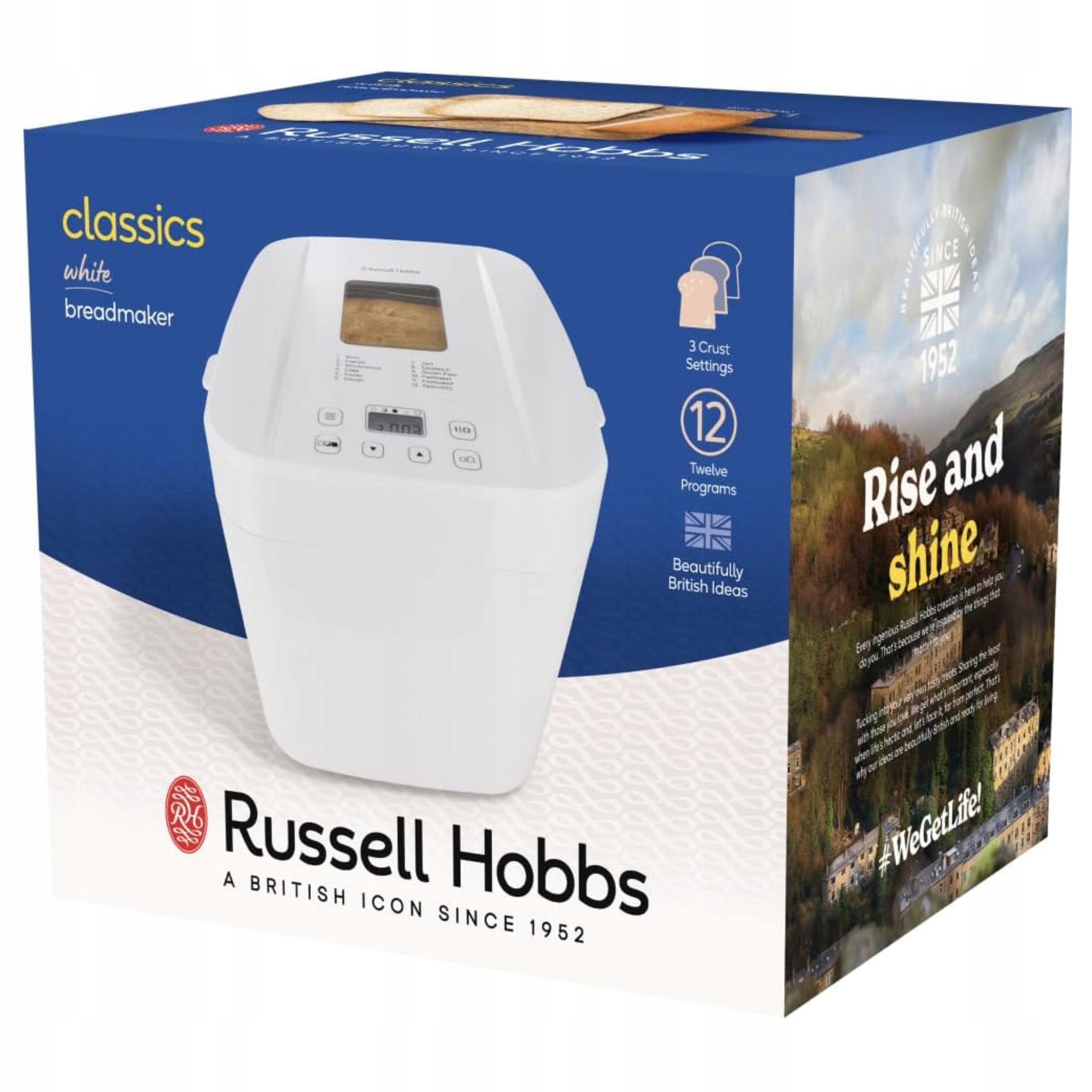 WYPIEKACZ DO CHLEBA RUSSELL HOBBS MODEL: 27260-56 ZAAWANSOWANY Pojemność 0.9 kg