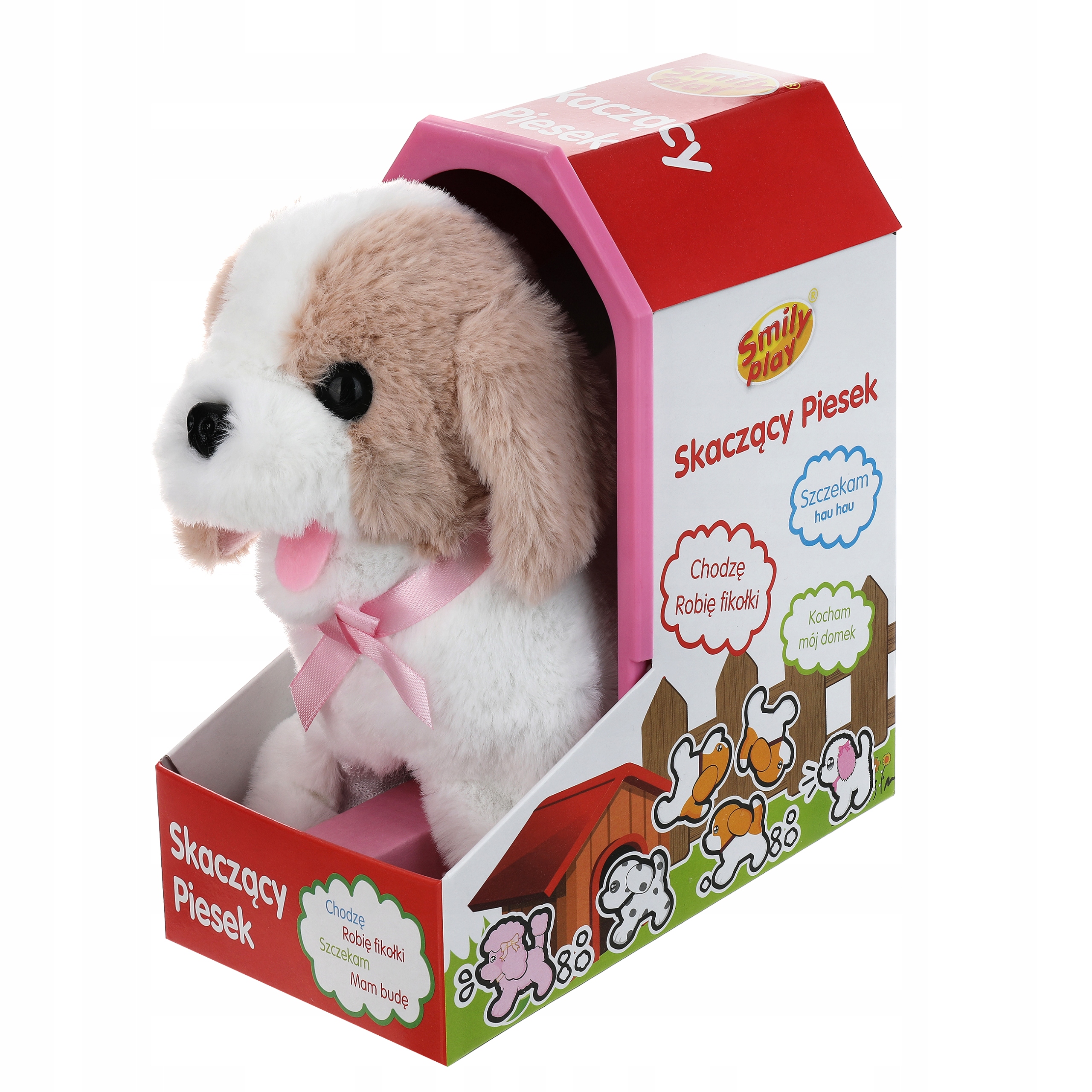 

Smily Play Piesek robi fikołki szczeka buda zestaw