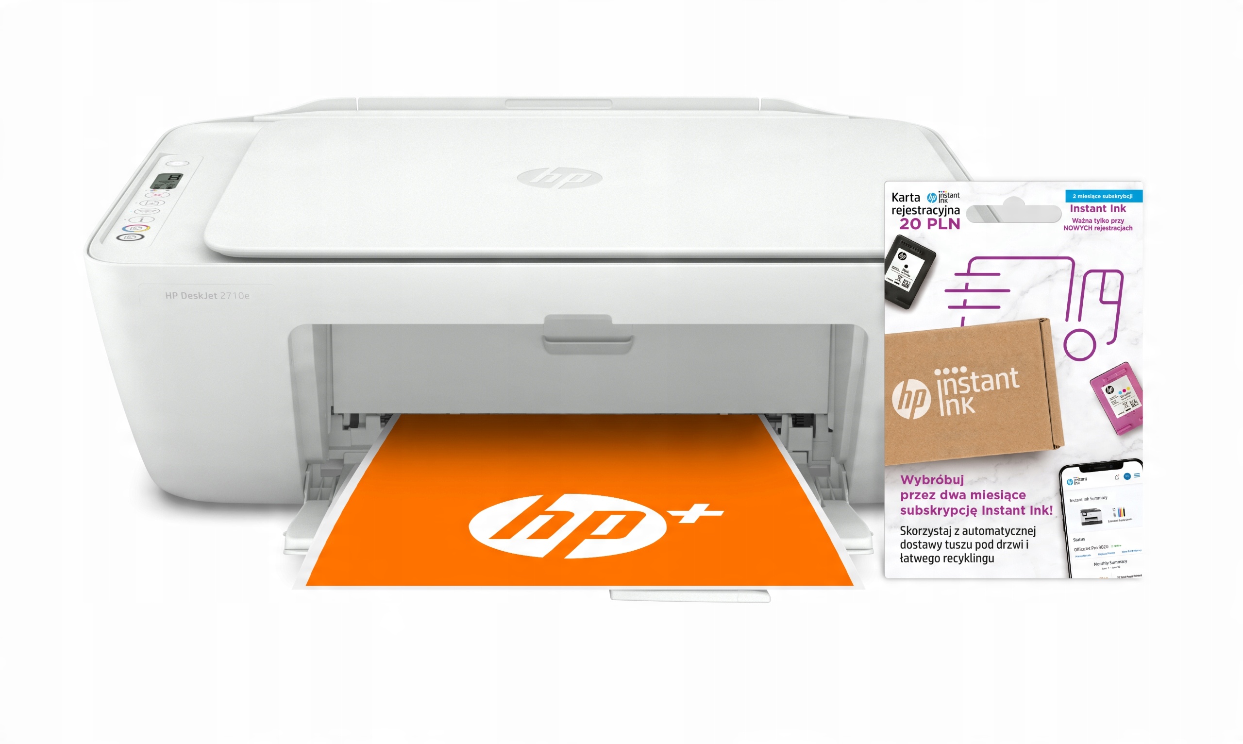 

Hp DeskJet 2710e+8 miesięcy z Instant Ink