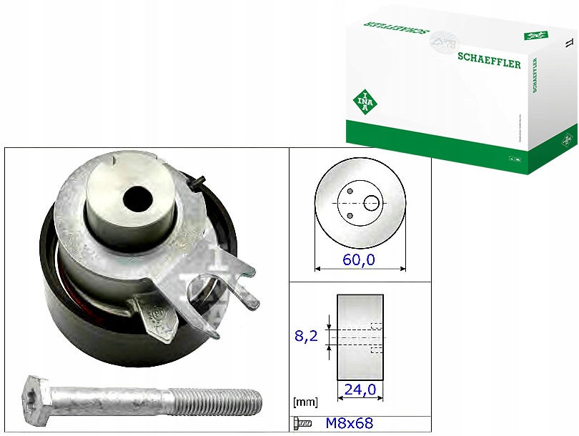 INA531 0317 10 Rolka Rozvodového Řemene Vw 1,4 16V Asistent řidiče #33