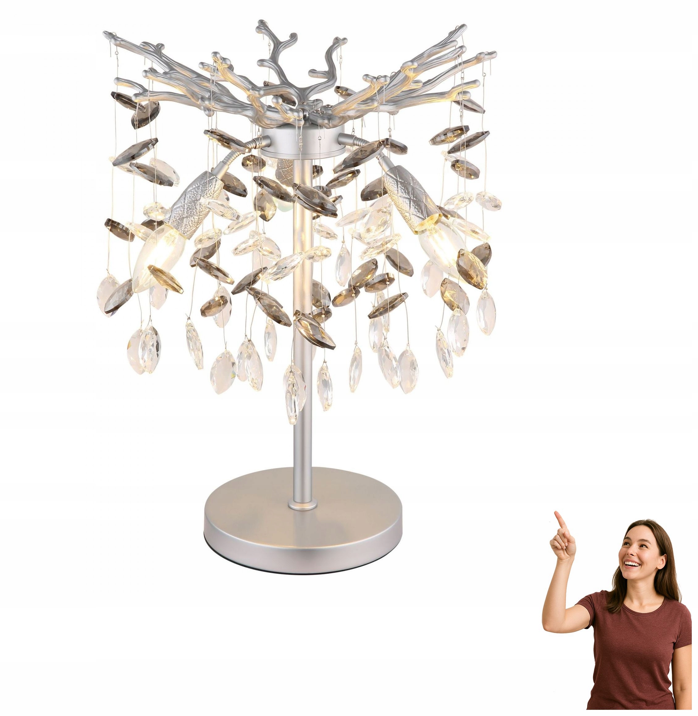 Stolová lampa Queena 64138TS Globo