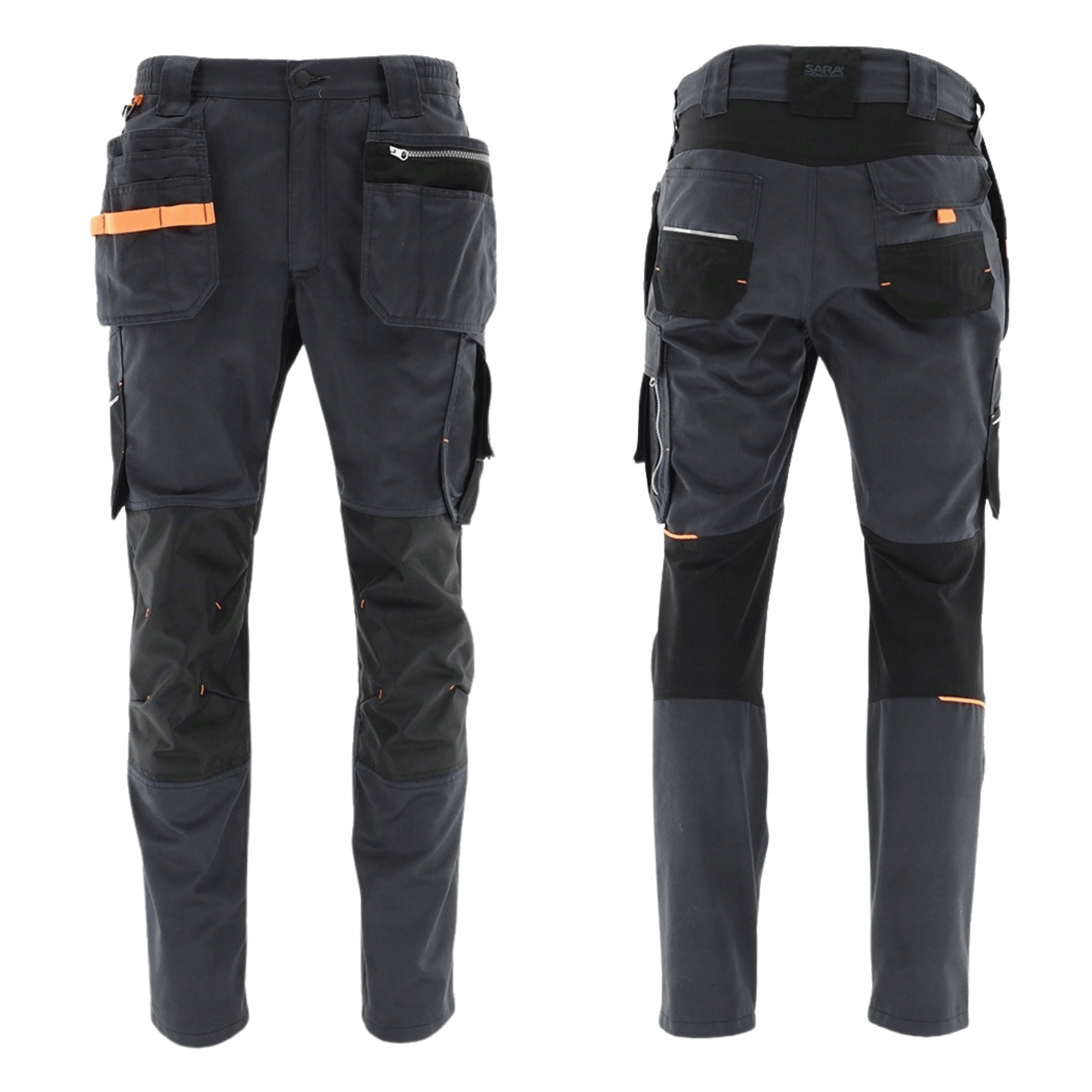 Spodnie robocze do pasa, spodnie monterskie Monter 1-20-560-26-36 Sara '54