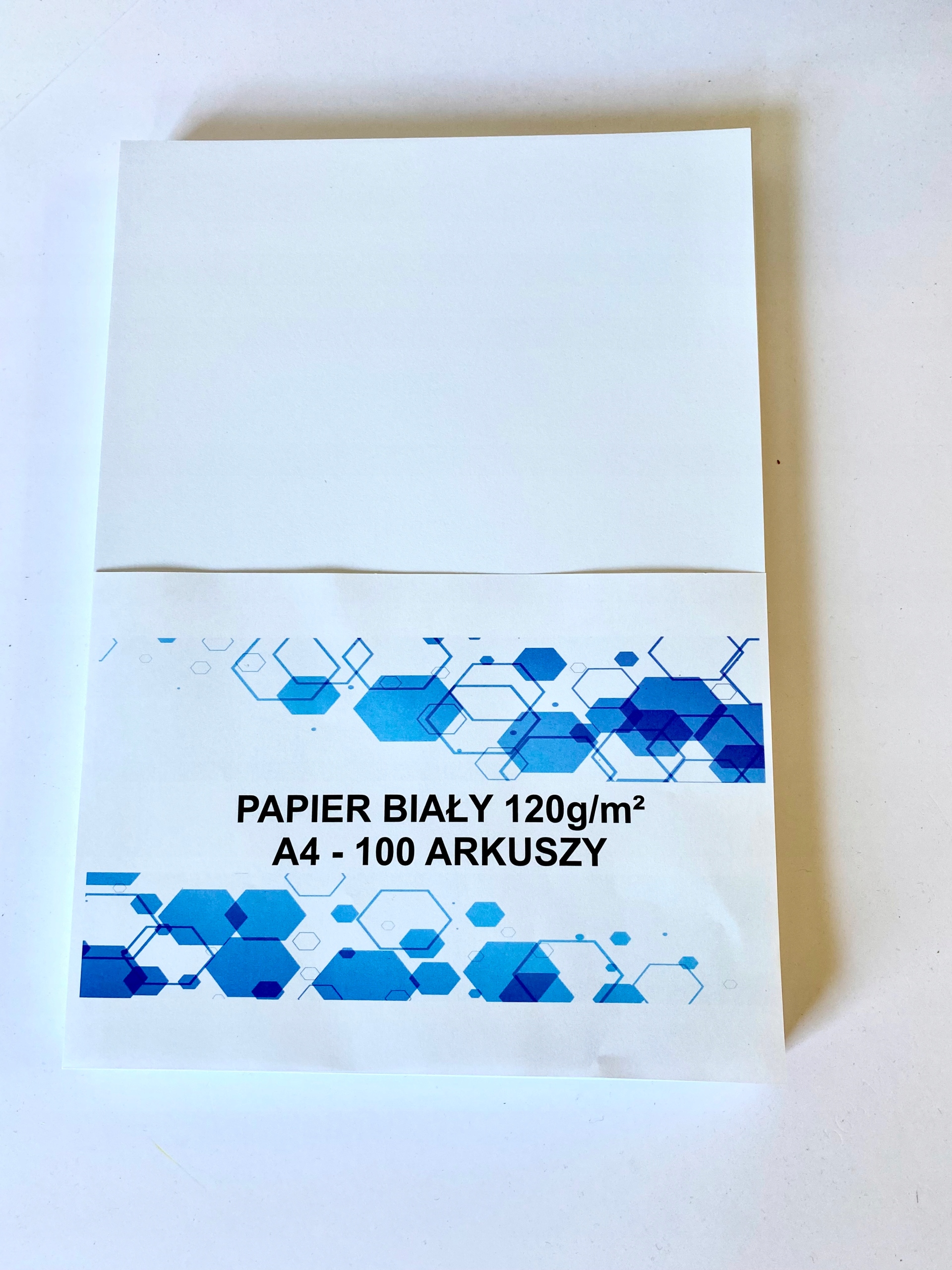 

Papier Ksero Biały A4 120g 100 kartek