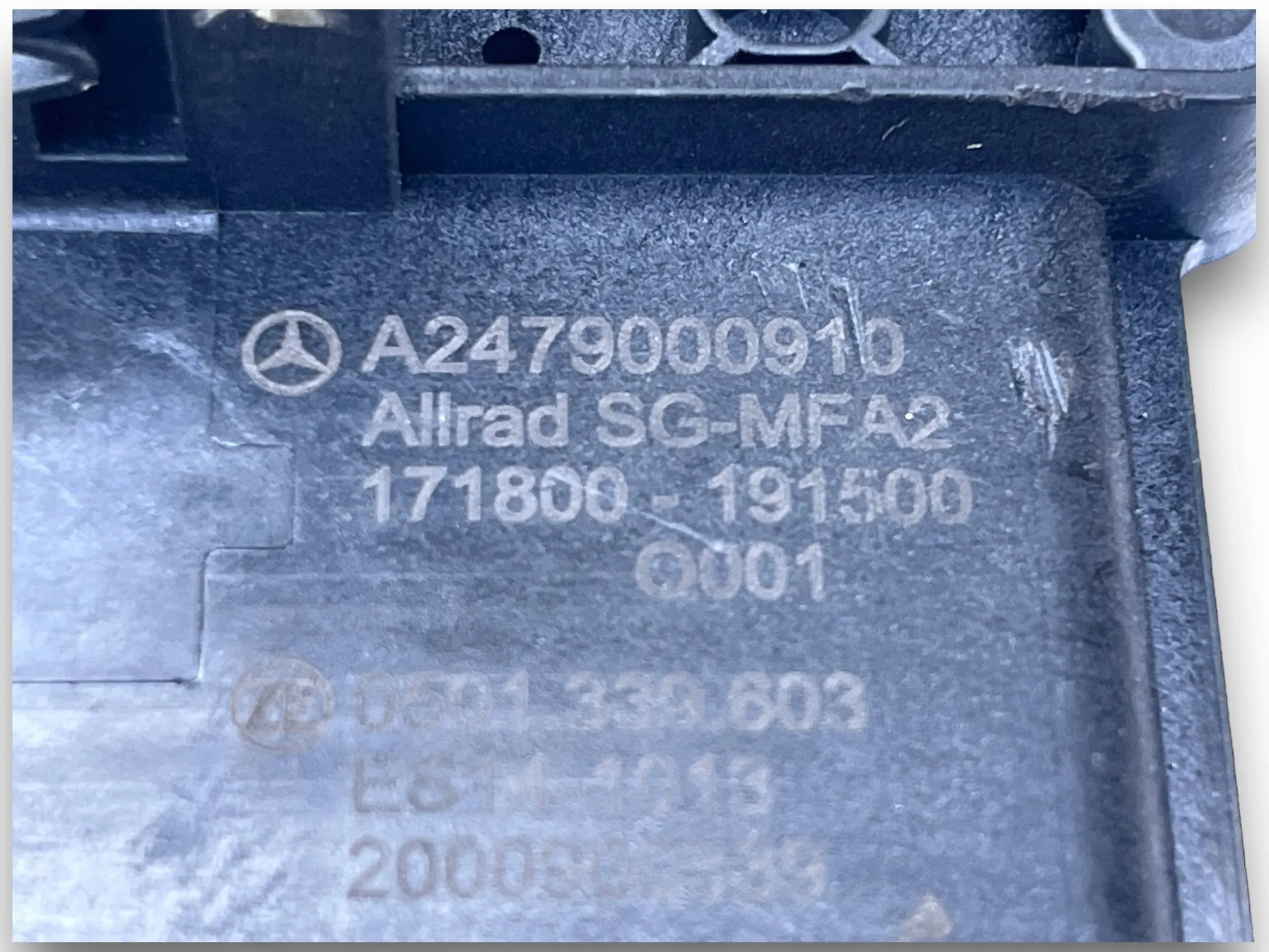MERCEDES W177 control unit KAMERY windows 2479000910 !M