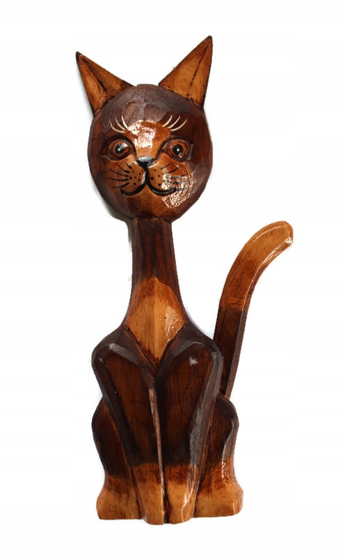 

Figurka Drewniana Kot ok. 30cm Indonezja /571/