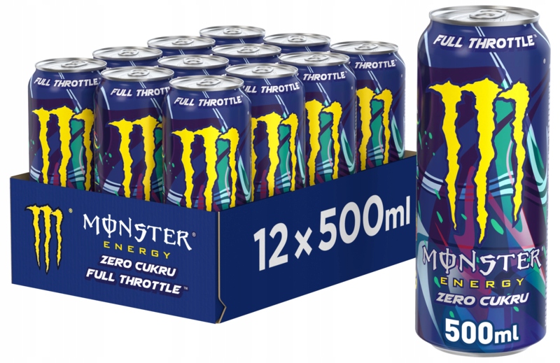 Levně Monster Energy Full Throttle Energetický nápoj 12 x 500 ml