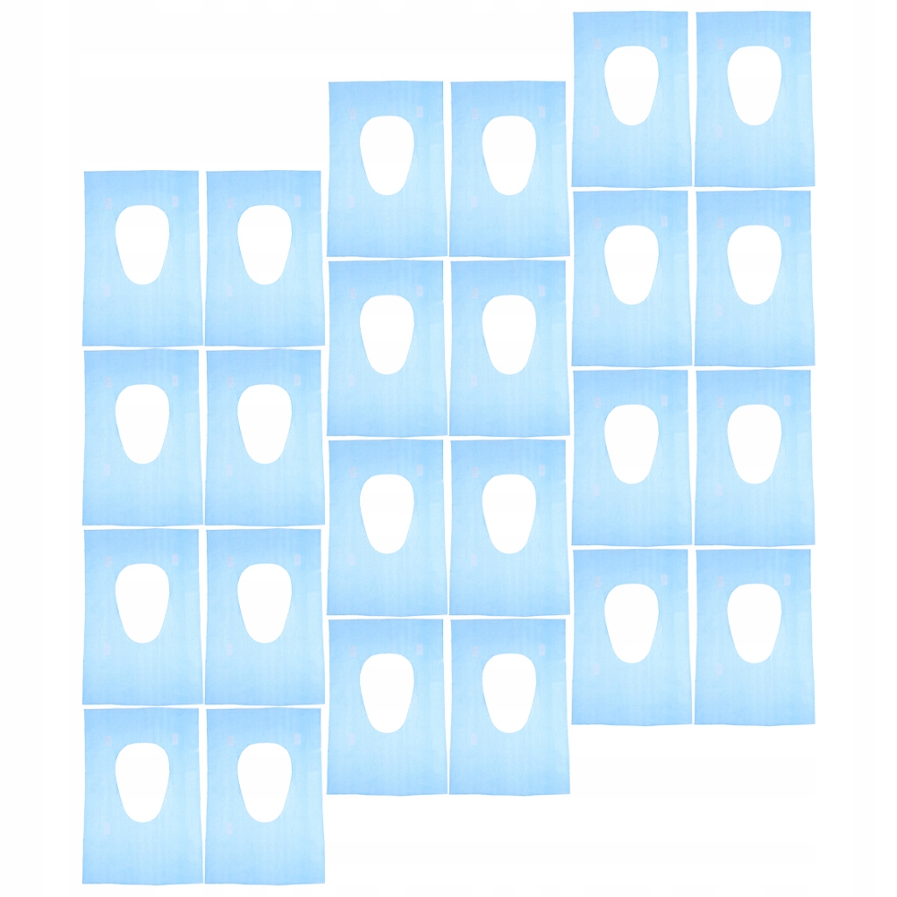 30 SZT. POKRYCIA DESKI TOALETOWEJ JEDNORAZOWEJ NA ZEWNĄTRZ Marka bez marki