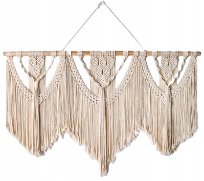 Makramé Na Zeď Boho Lapač Snů Nástěnná Ozdoba Ze Šňůrky Ozdoba