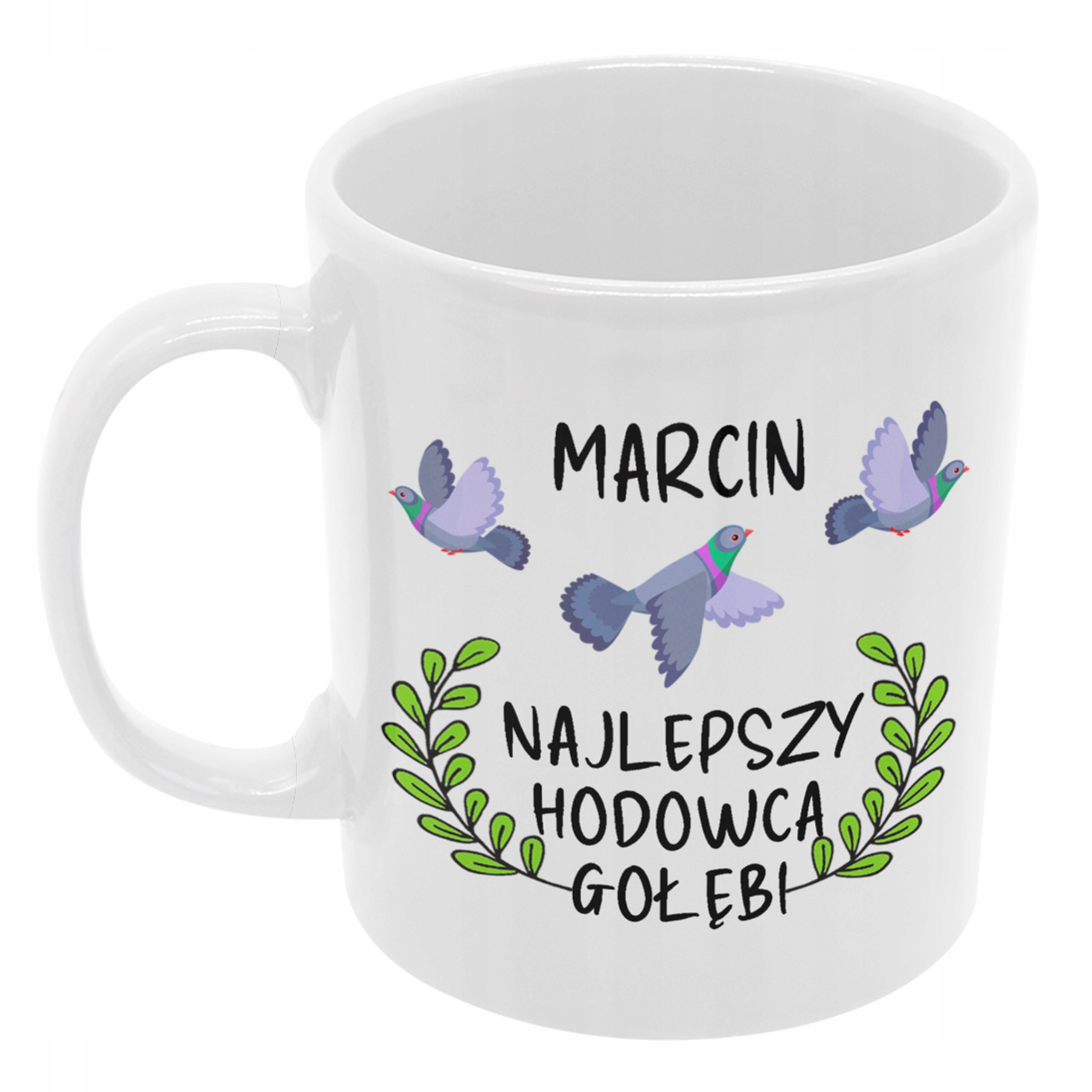 

Kubek Gołębie gołąb hodowcy gołębi imię
