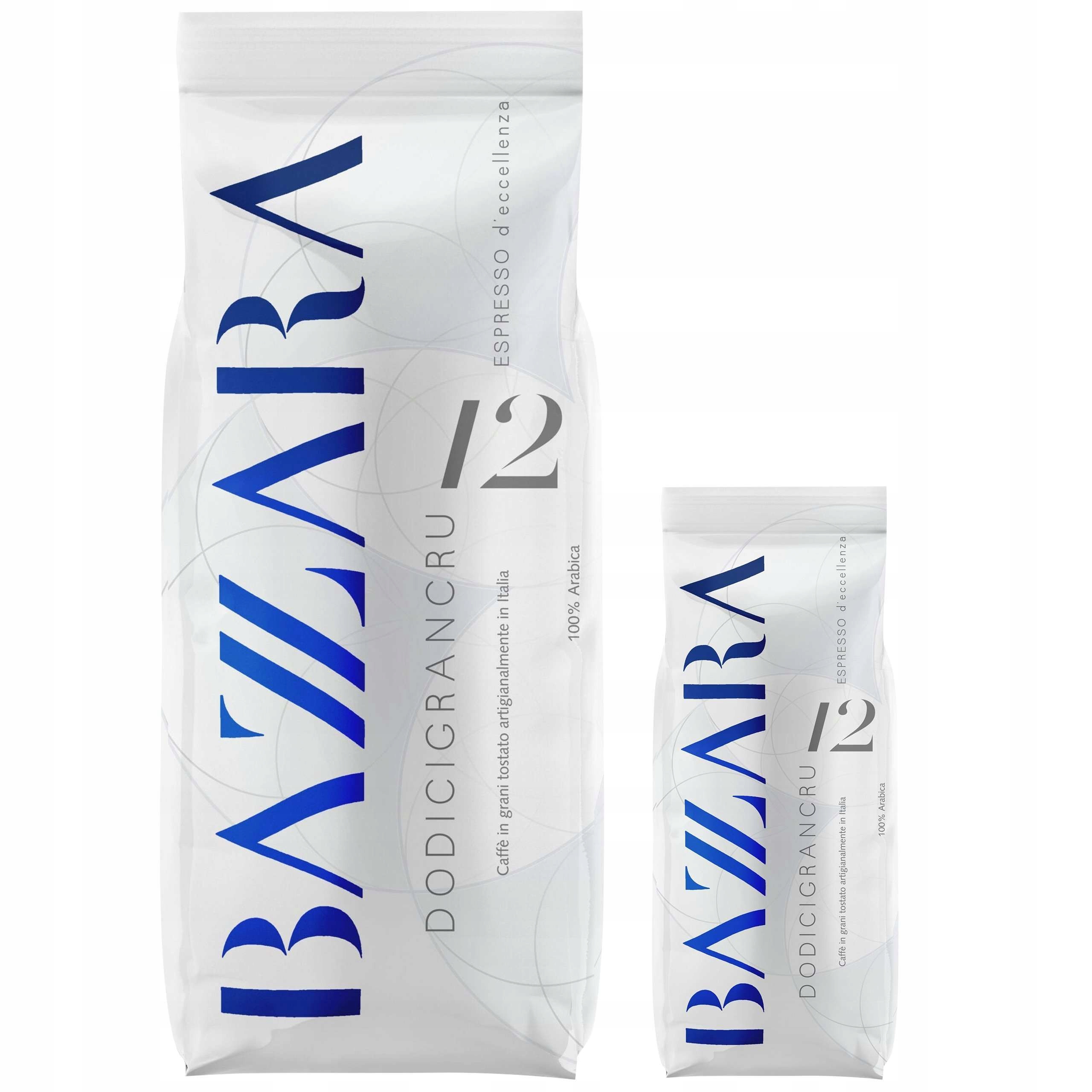 Levně Káva zrnková Bazzara Dodicigrancru 1 kg 250 g