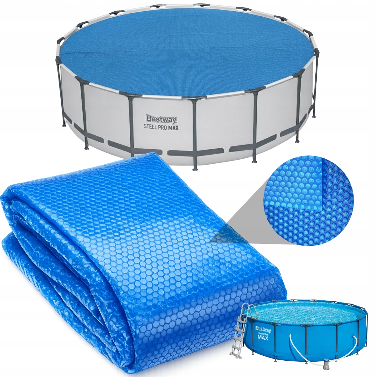 Solárny Panel S Hrubou Solárnou Fóliou, Vhodný Pre Bazén Bestway 56438