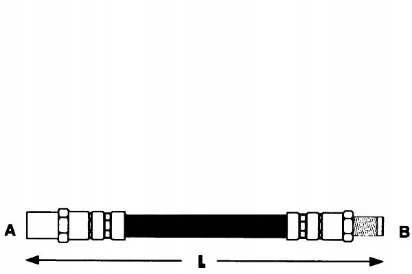 lpr тормозной шланг T DB 207-410D