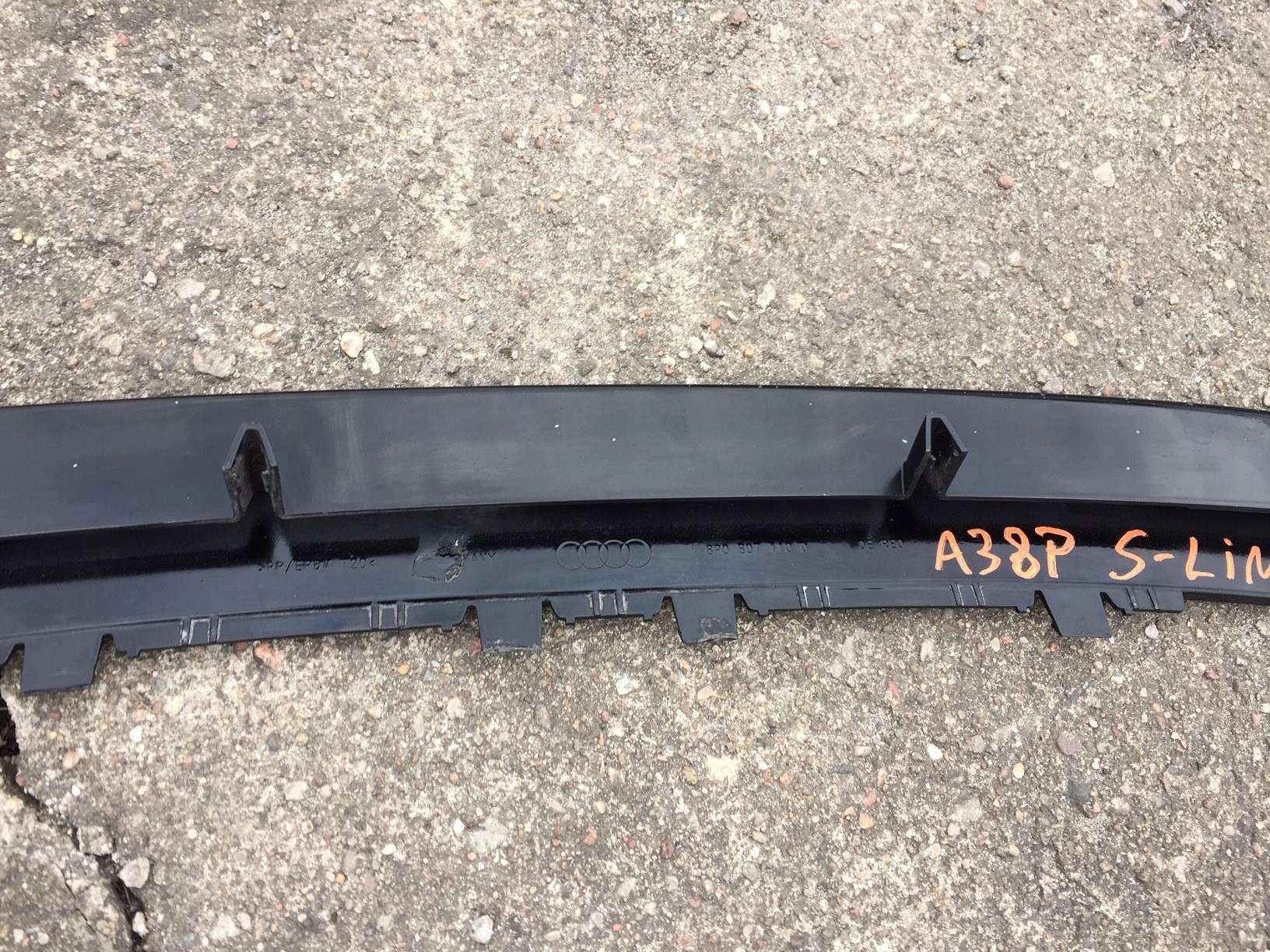 AUDI A3 8P LIFT S-LINE spoiler Paraurti Anteriore