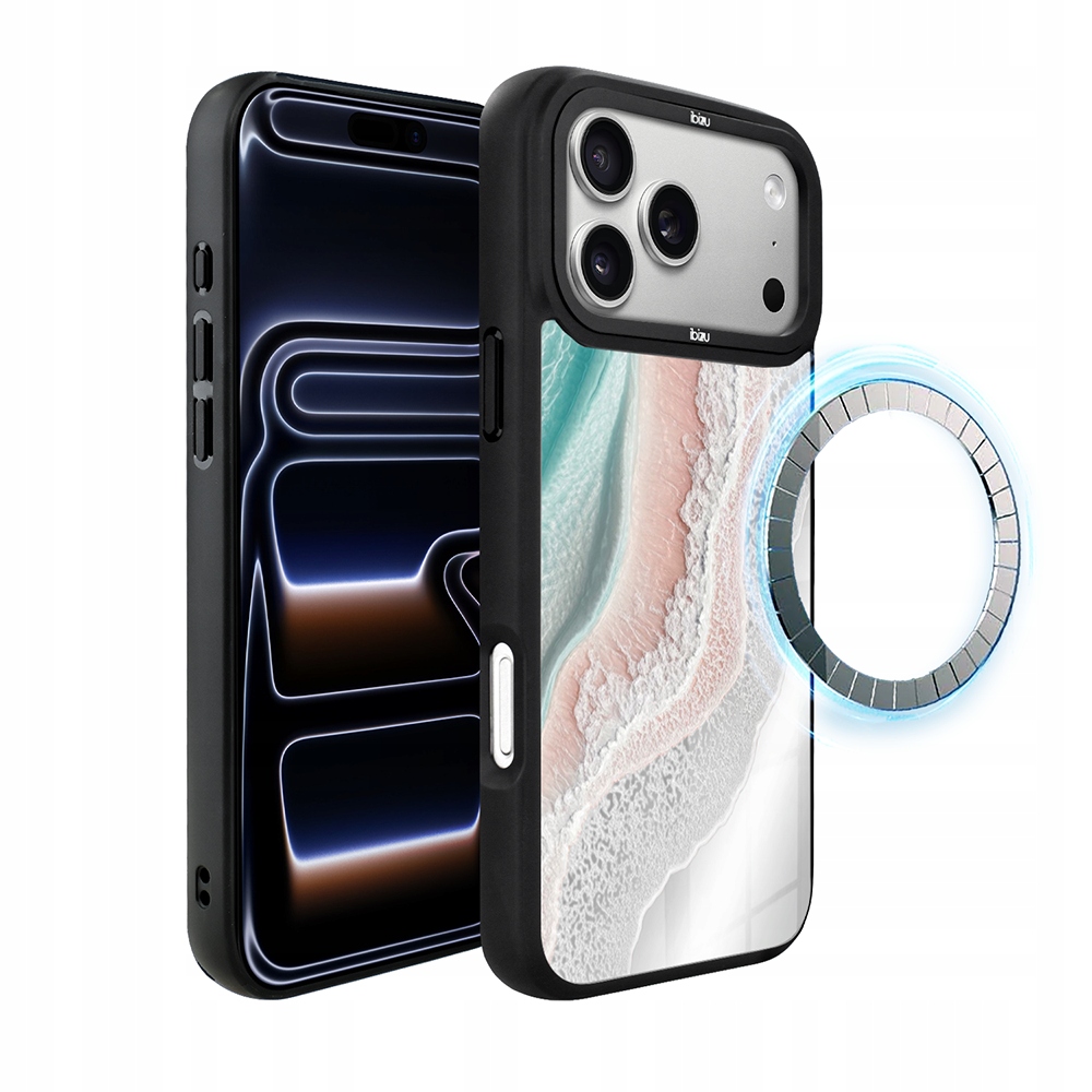 Pouzdro pro iPhone 17 Pro Max Ibizu DropGuard Matt s MagSafe, Rajská vlna