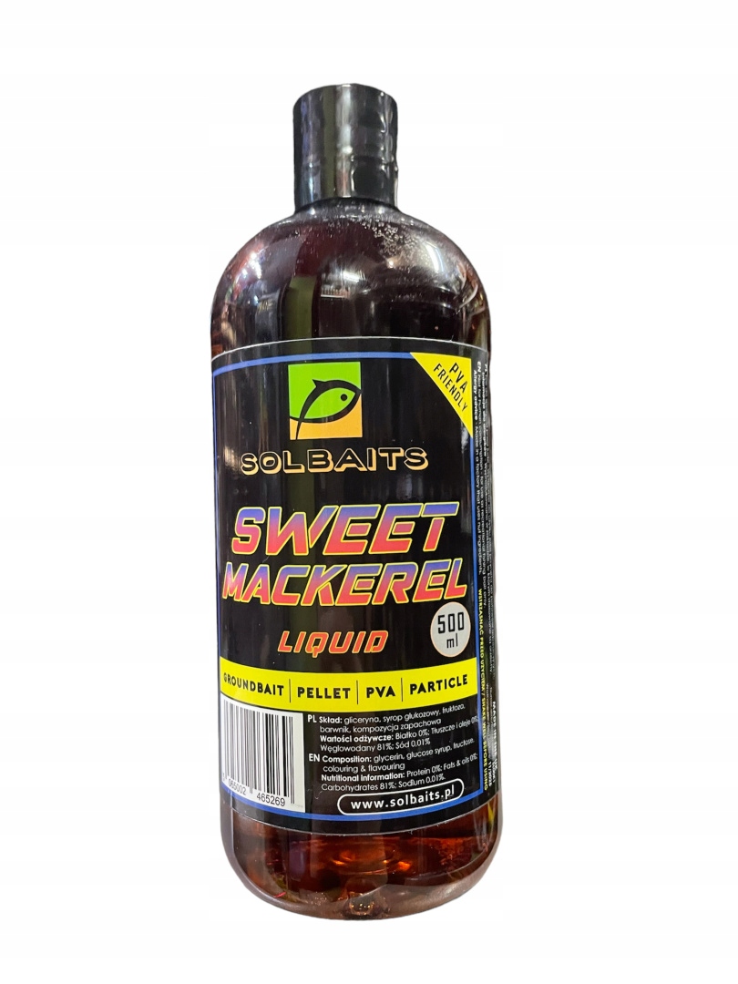 Liquid Solbaits Sweet Mackerel 500ml