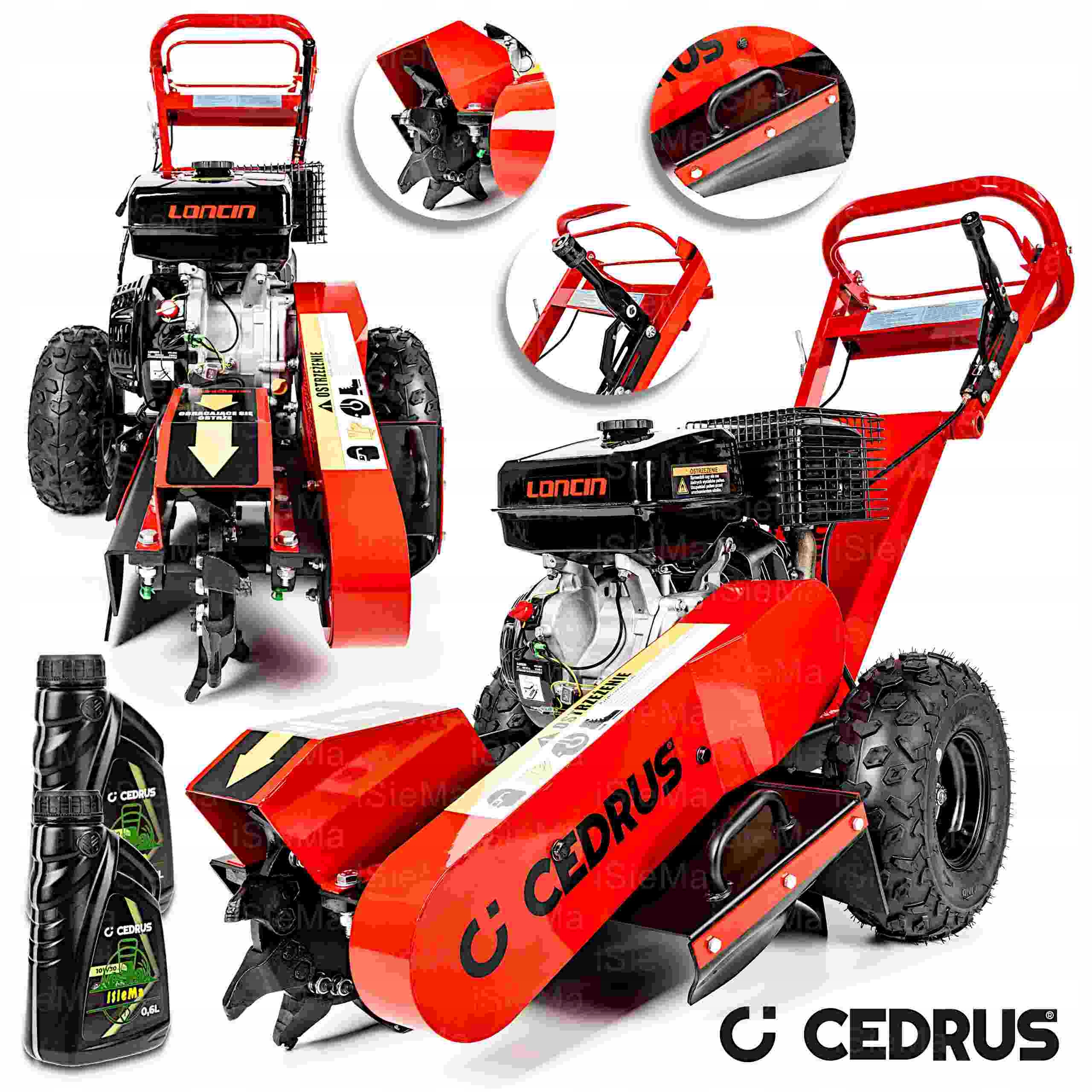 Frezarka Do Usówania Pni Cedrus FR01 Loncin G420F 420CM3