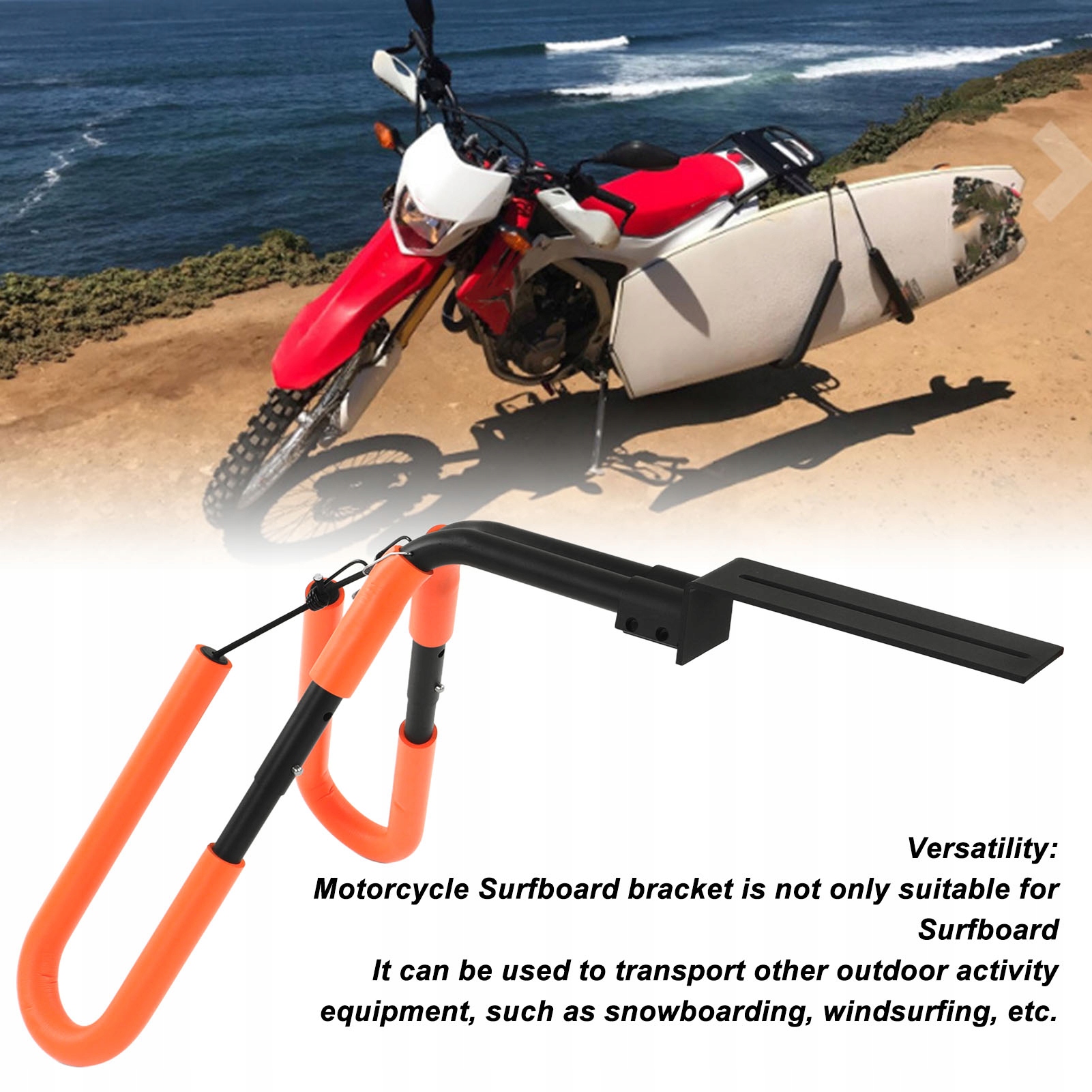 STOJAK NA MOTOCYKL MOTOPROFESSIONAL POMARAŃCZOWY Producent bez marki