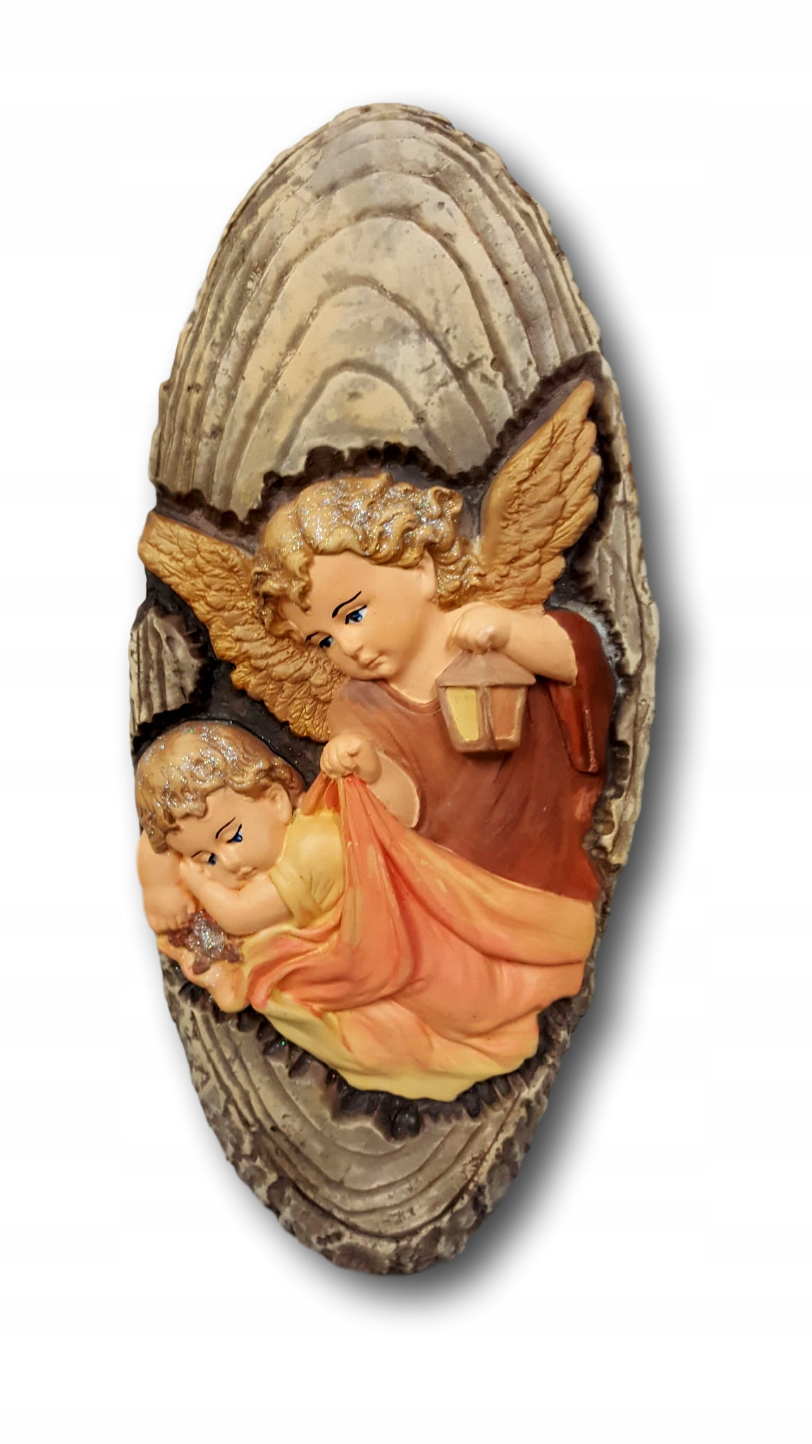 

Płaskorzeźba do powieszenia Anioł z dzieciątkiem