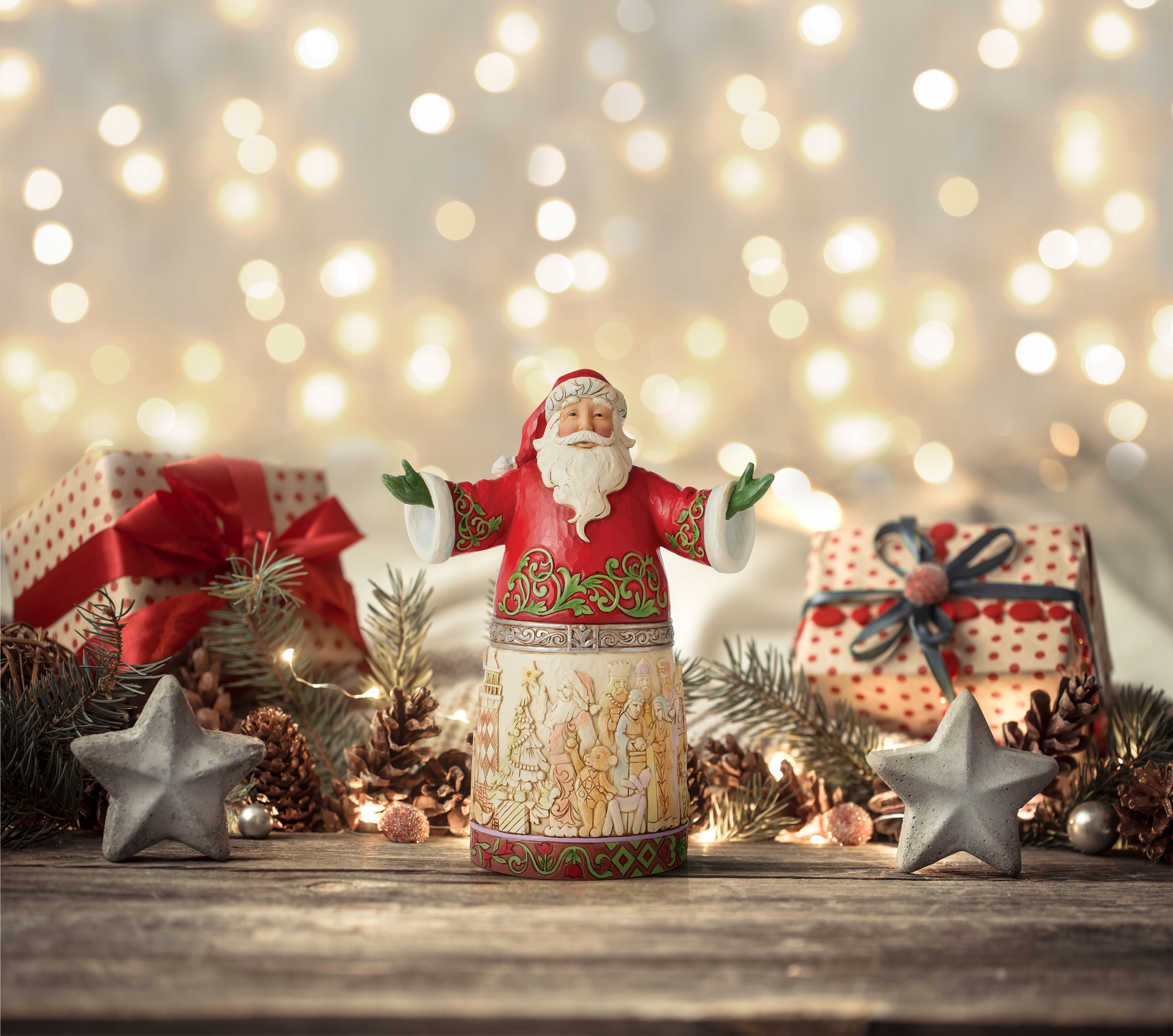 Mikołaj ŚWIĄTECZNY CZAS figurka artysty Jim Shore Rodzaj figurka
