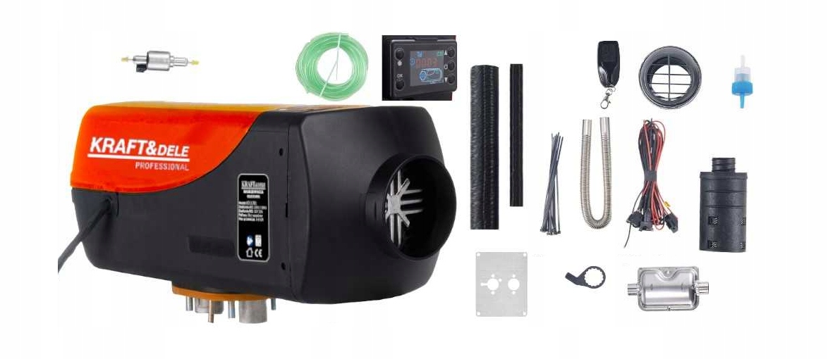 NAGRZEWNICA SPALINOWA POSTOJOWA WEBASTO DIESEL OLEJOWA 8KW PILOT 12V