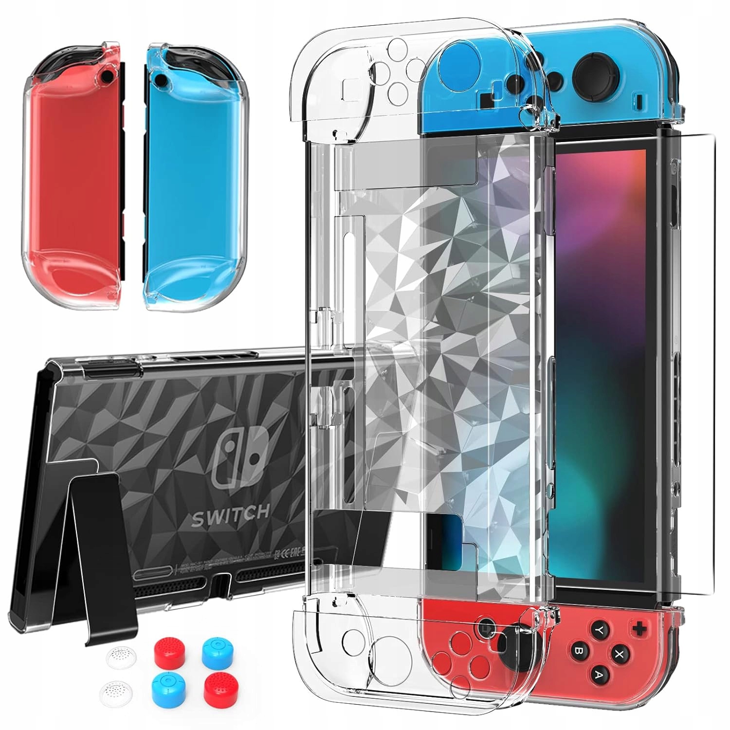 Etui ochronne na konsolę Nintendo Switch 2 z osłoną na ekran i uchwyt