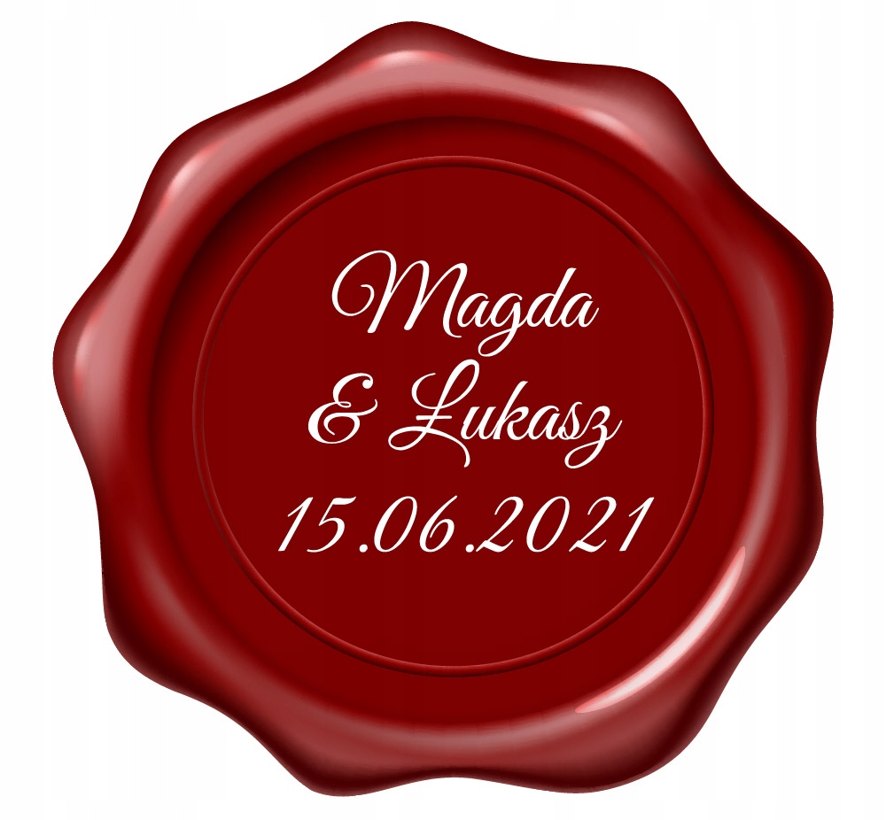 

Naklejki Dziękujemy Za Przybycie imienne wosk