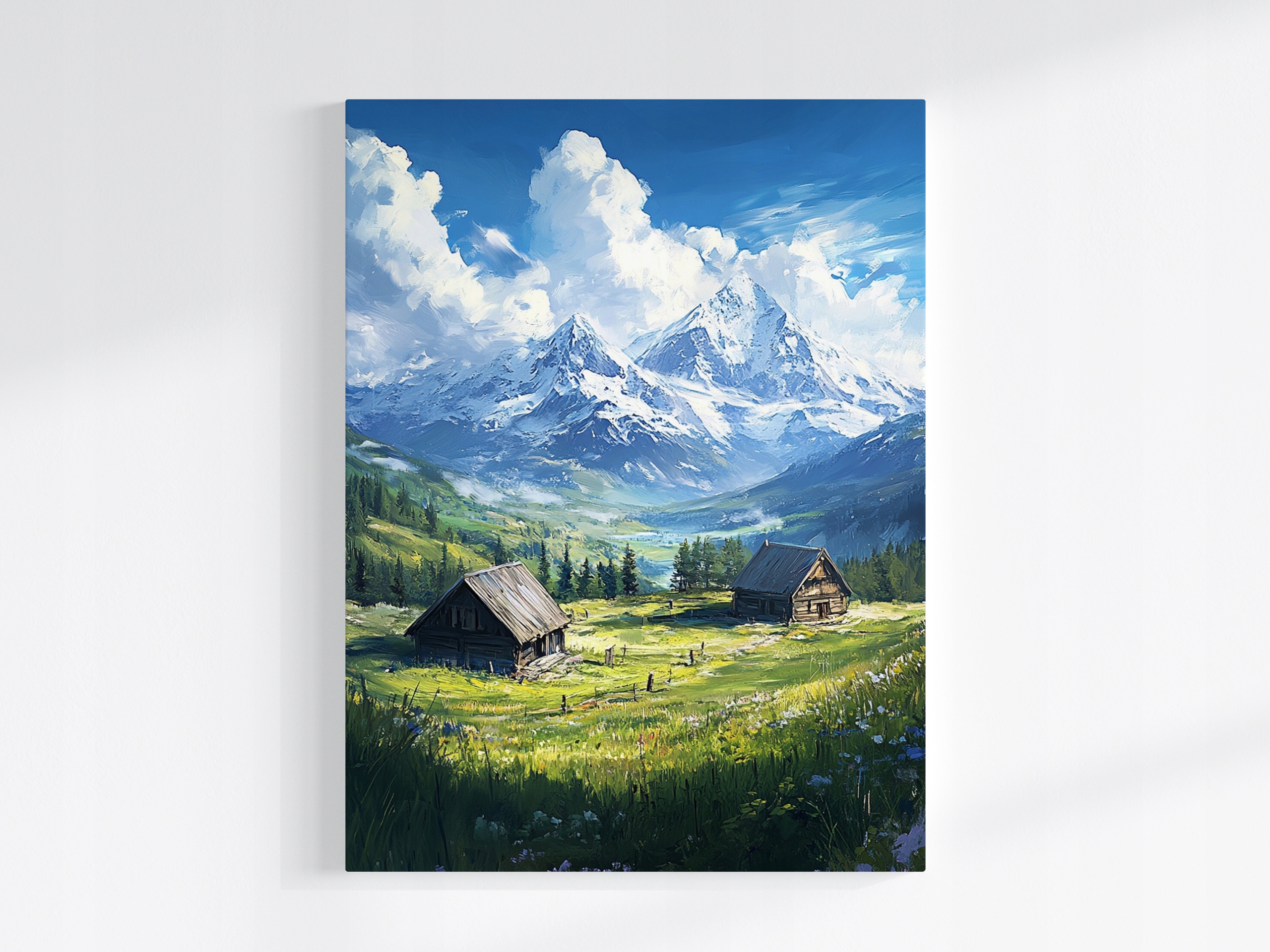 Obraz Na Plátně Canvas Polska Hory Tatry Polana Louka Hala Dolina 75x100