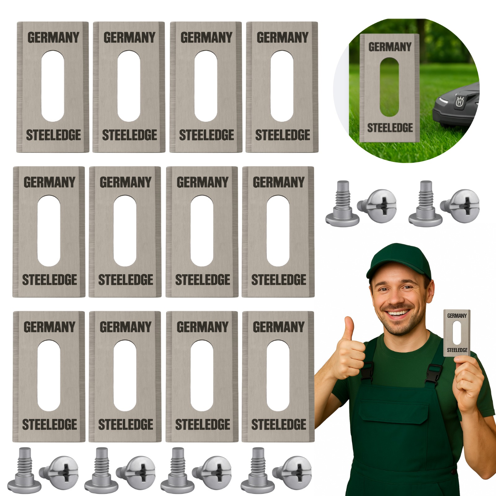 Nože Pro Sekačku Husqvarna Automower 105 305 430x Gardena Delospro 12 ks