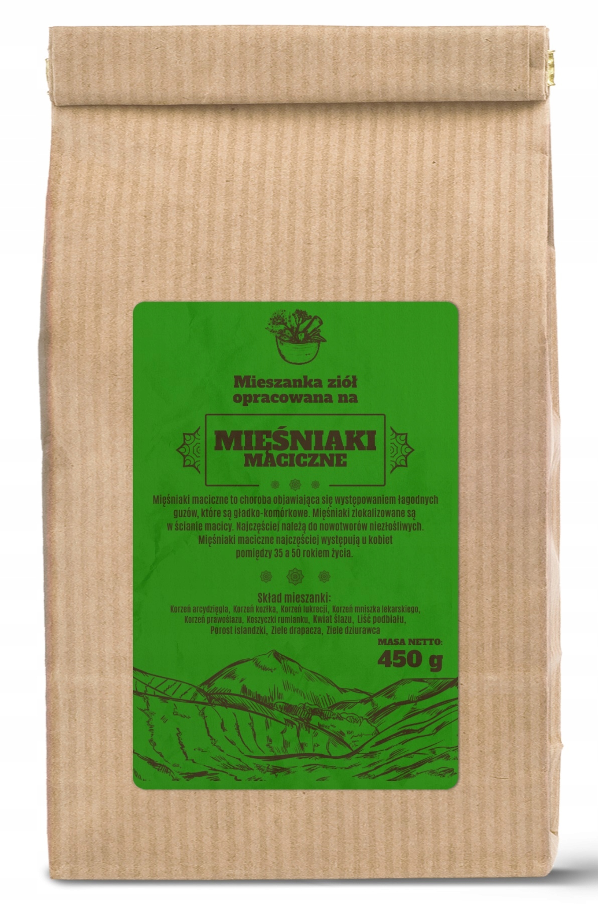 

Mieszanka Ziołowa Klimuszko- mięśniaki macicy 450g