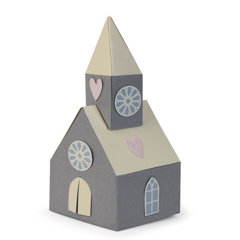 Vykrajovátka Sizzix Scandi Church 3D kostel