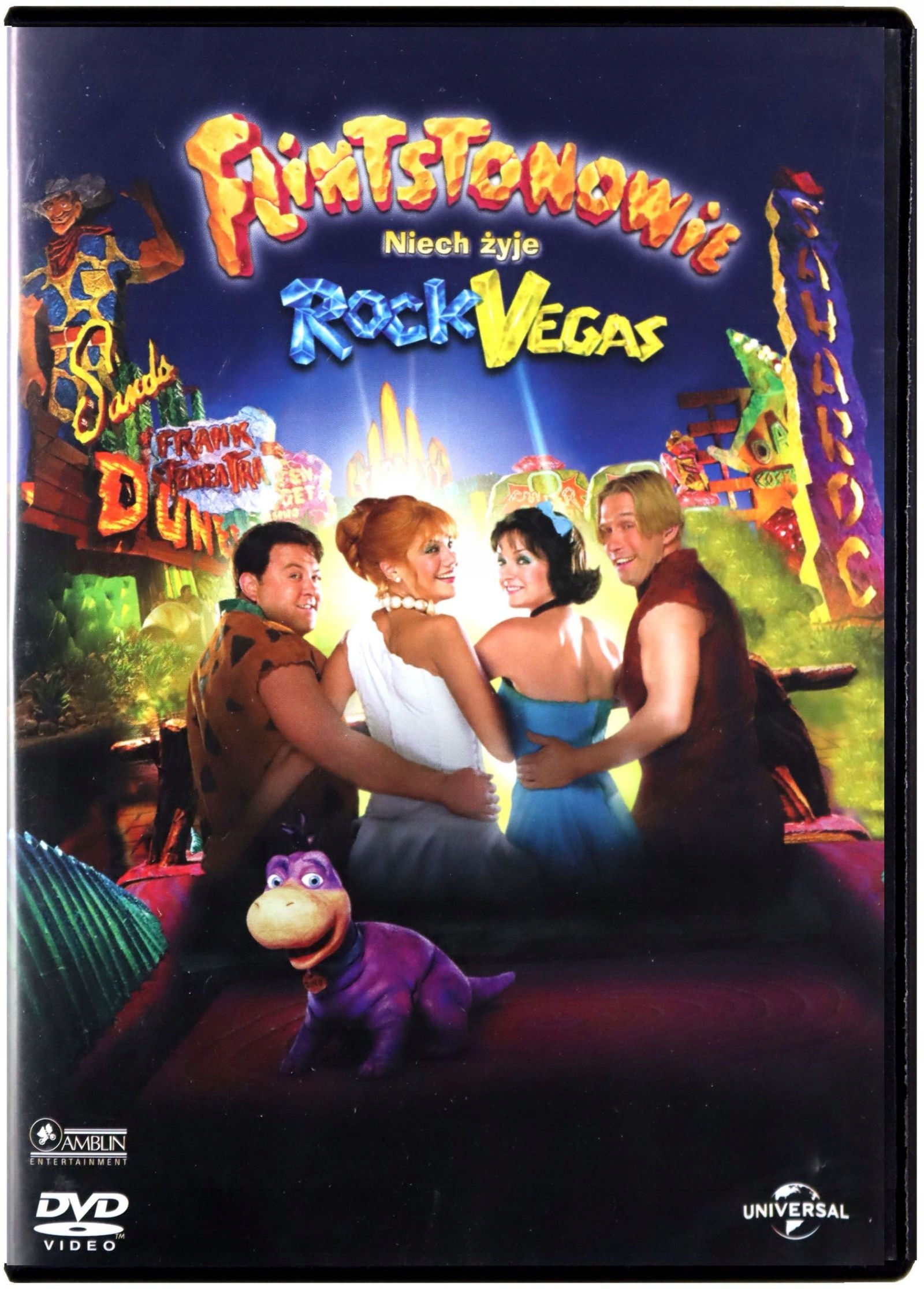 Flintstonowie Niech Żyje Rock Vegas DVD