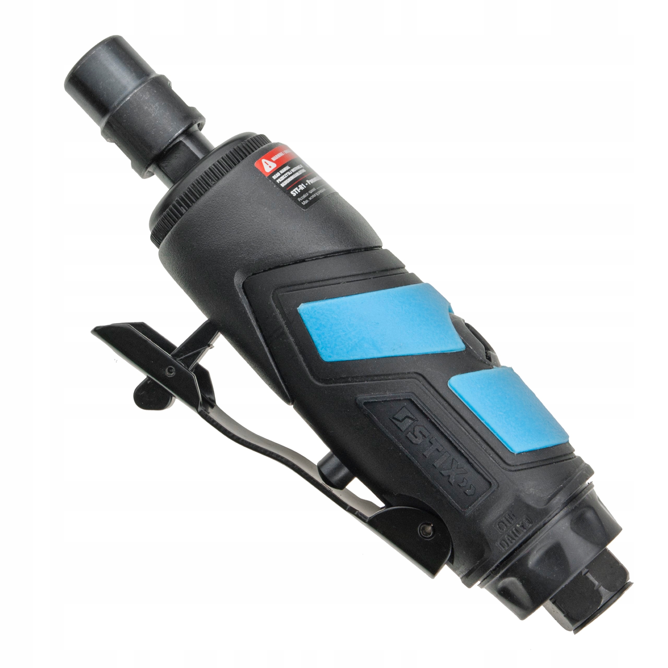 SZLIFIERKA PNEUMATYCZNA PROSTA STT-R11 TRZPIENIOWA 6MM Z AKCESORIAMI STIX Średnica otworu na trzpień 6 mm