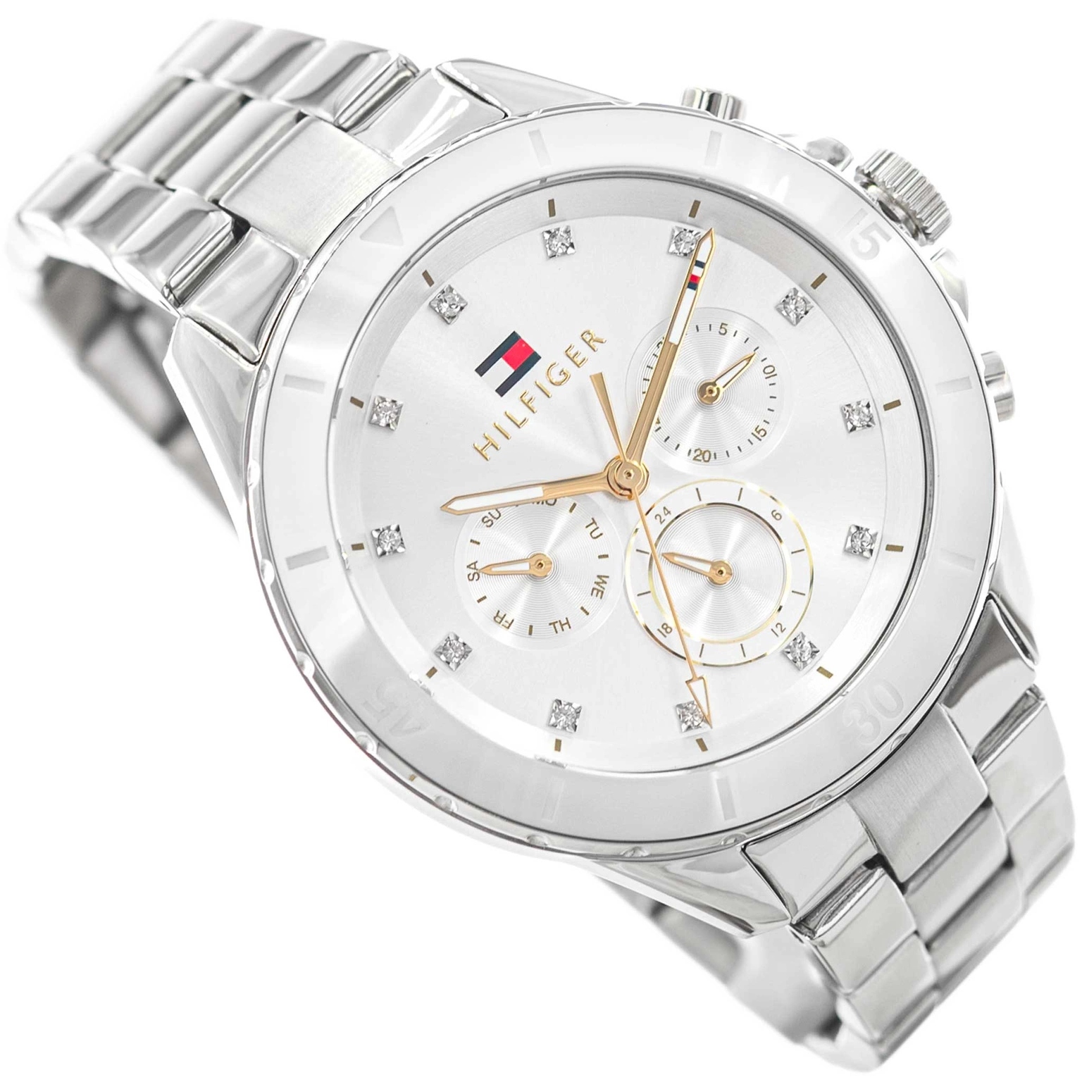Dámské Hodinky Tommy Hilfiger 1782707 Mellie Stříbrný Náramek Datumovka